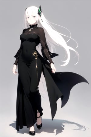 //Quality,
masterpiece, best quality
,//Character,
1girl, solo
,//Fashion,
,//Background,
white_background, simple_background, blank_background
,//Others,
,echidna, black dress,full_body