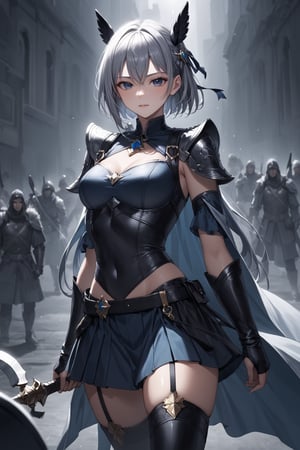 masterpiece, best quality, 8k, 8k UHD, ultra-high resolution, ultra-high definition, highres, cinematic lighting
,//Character, 
1girl, solo
,//Fashion, 
,//Background, 
,//Others, ,Expressiveh, hentai, 
A girl dressed as a valkyrie, riding a spectral horse through a battlefield filled with undead warriors.