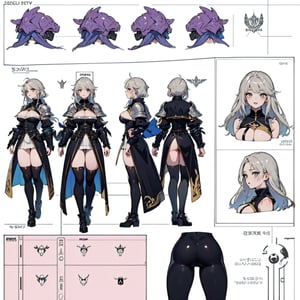 anime, design,front and rear design, custom character, character design, full_body, modelsheet, big boobies, big breast, (CharacterSheet:1), female armor, design(masterpiece, top quality, best quality, official art, beautiful and aesthetic:1.2), (1girl), extreme detailed,(fractal art:1.3),highest detailed,destiny,destiny, 1 girl ,knight armor, medieval armor
