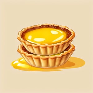 Portuguese egg tart,vector,cartoon style, vector style,
8k,white_background,p1c4ss0,