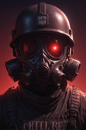 Score_9, Score_8_up, Score_7_up, volumetric_lighting, captivating,  waist-up_portrait, grbtw artstyle, faceless_man, police, (((helmet_with_gasmask))), (black_armor, red_lenses, red_glow, kevlar, stylized, cinematic_scene, thriller_theme), night, retro_anime, british, winter, desolate_station_interior, solo