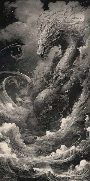 "In a style of Baroque, Caravaggio and Peter Paul Rubens.", "A chaotic scene of heroism set in a floating island above a stormy ocean, with bioluminescent plants illuminating the landscape. The mood is dreamy and ominous, with swirling clouds and flashes of lightning. The character is an elderly man with a serene expression, wearing an ancient robe adorned with modern technological enhancements and glowing runes. His posture is meditative, sitting cross-legged on a levitating rock. The art style is a blend of baroque and cyberpunk, with intricate, fluid brushstrokes. The scene includes cultural references to folklore, with mythical creatures like dragons and phoenixes interacting with futuristic drones. The historical context is set in an alternate reality where ancient magic and advanced technology coexist, creating a surreal and fantastical atmosphere."