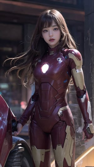 female_ironman_suit,gold_and_red_ironman_suit,long_hair,bangs