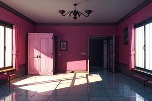 pink room, gameart style