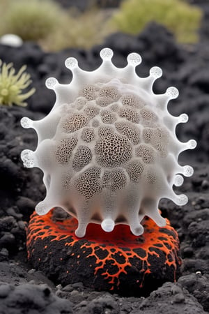 Speaking lava radiolaria of the disease