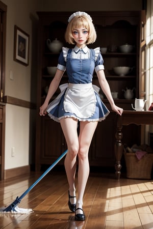 maid, uniform, short skirt, thin legs, thigh gap, cleaning the floor, full body view
,DisneyAlice,venusbody