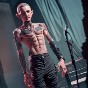 (((Chester bennington))) (((full and perfect body))) (((ultra realistic 8k real))) (((man)))