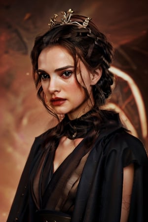 Padme Amidala, Natalie Portman, Empress, crown, royal, red cape, Lady Vader,Detailedface.