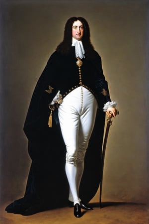 by Francesco Hayez,
Louis XIV equestrian portrait,
full body,  neoclassical