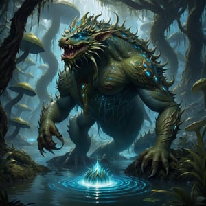 (portrait:1.5), masterpiece, best quality, absurdres, 8K, super fine, best_lighting, high detail,

Marshshade, a creature inspired by the mystical Zangarmarsh region in World of Warcraft, materializes on the digital canvas of tensor.art. This monstrous entity captures the essence of the exotic and otherworldly creatures that dwell within the swampy landscapes of Azeroth.

Marshshade's form is an intricate fusion of amphibious features, adorned with luminescent fungi and tendrils reminiscent of the marsh's unique ecosystem. Bioluminescent patterns shimmer along its scaled hide, creating an enchanting display that mirrors the vibrant and mysterious ambiance of Zangarmarsh.

The creature's anatomy is adapted to the marshlands, featuring webbed appendages that allow it to navigate the waters with an otherworldly grace. Marshshade's eyes glow with an eerie radiance, reflecting an innate connection to the magical energies that permeate the Zangarmarsh environment.

In the style of World of Warcraft, Marshshade on tensor.art invites viewers to delve into the fantastical realm of Zangarmarsh. The artwork encapsulates the essence of a monstrous entity native to the marsh, offering a visual journey into the captivating and perilous landscapes crafted by Blizzard Entertainment in the World of Warcraft universe.



, HellAI, monster,