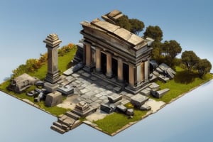 Anciend temple,Isometric_Setting