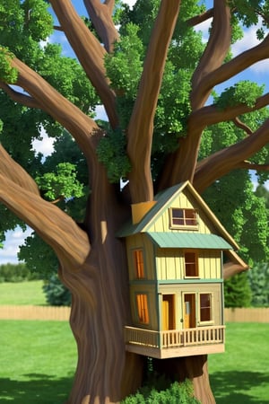 House in a tree, 3l3ctronics