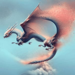 Girl petting a dragon, gorgeous eyes, glitterstorm, falling light particles, gorgeous cute regal DragonConfetti2024, smooth fluid movement, 32k