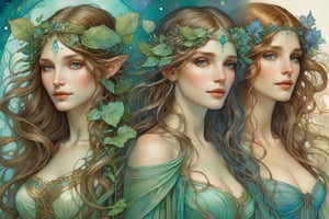 detailed gorgeous face,

bioluminescent dryad,

cottagecore aesthetic, artstation, extremely sharp detail, finely tuned detail, ultra high definition, ultra sharp focus, illustration, line art, watercolor, brian froud and alphonse mucha and john william waterhouse style,
