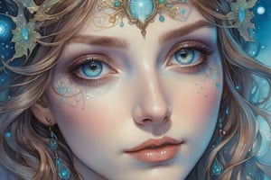 detailed gorgeous face,

bioluminescent sparkling ghost,

cottagecore aesthetic, artstation, extremely sharp detail, finely tuned detail, ultra high definition, ultra sharp focus, illustration, line art, watercolor, brian froud and alphonse mucha and john william waterhouse style,

