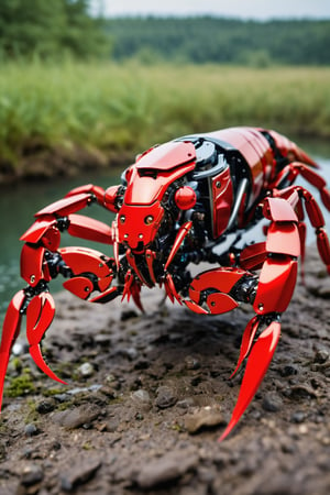 robot crayfish,metal, porn