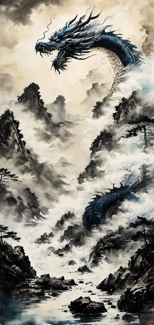 (8K, original, highest quality, famous photo: 1.2), (current, real photo: 1.3), ((3D lighting, aura)),

Blue dragon, summer, broad daylight, noon, 12pm, sea, mythical clouds, Chinese dragon, mountains