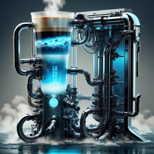 ,hydrotech , scifi,  coffee machine , coffee mug, 