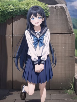 1 GIRL, ALONE, LONG HAIR, LONG HAIR, BLUE EYES, BLACK HAIR, BOW, BOW, SMILE, TAILS, LOOKING AT THE SPECTATOR T-SHIRT, LONG SLEEVE, BOW, SCHOOL UNIFORM, WHITE SHIRT, SERAFUKU, SAILOR COLLAR, HANDKERCHIEF, BLUE BOW , BLACK SAILOR NECKLACE, BLUE SCARF,
ood hands, perfect hands, pretty face, perfect face, childish face , full body, perfect body, pretty stockings, walk, night, dungeon, dark dungeon, muddy dungeon, perfect dungeon, nice dress, perfect dress, cave, dark cave, crying, darkness, crying, wall, stone wall, cave, hell, hell, hell, monster, perfect monster, monster, storm, fire,barbara (genshin impact),,komichi akebi,tentacle_sex,tentacle-pit,(nsfw-14)