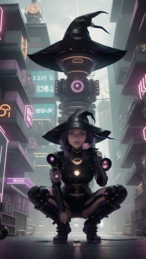 best quality, masterpiece, (detailed:1.2), 1girl, mona, squatting, cutesie, witch hat, science fiction, cyberpunk, purple hair, chromatic aberration, outdoors, city, crowd, faceless crowd","wallpaper, 1boy, solo, male focus, tattoo, monochrome, cyberpunk, (chromatic aberration), detailed background, mechanical parts, cable, indoors,pixel art,yunjindef