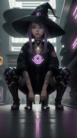 wanderer, best quality, masterpiece, (detailed:1.2), 1girl, mona, squatting, cutesie, witch hat, science fiction, cyberpunk, purple hair, chromatic aberration, outdoors, city, crowd, faceless crowd","wallpaper, 1boy, solo, male focus, tattoo, monochrome, cyberpunk, (chromatic aberration), detailed background, mechanical parts, cable, indoors,pixel art,yunjindef