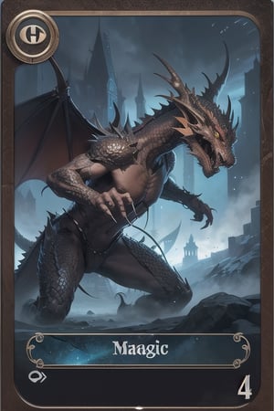magic the gathering dragon card,
