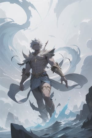 The Tempest is a powerful mythological creature with the ability to control the weather in the realm of Aetheria. Born from the union of a mortal and a deity,  he possesses immense strength and the ability to summon thunderstorms,  hurricanes,  and tornadoes at will.
