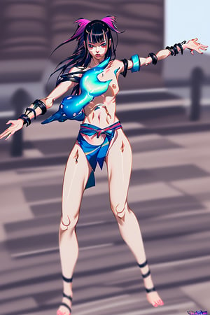 ibuki,  nude,  front view,  show pussy,  spread pussy,  sperm leaked from pussy,  full body,  street fighter,  diamond-shaped pupils,  bangs,  masterpiece,  realistic,  photorealistic,  8k,  raw,  nikon