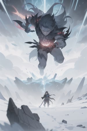 The Tempest is a mythological creature with the power to control the weather in Aetheria. Its goal is to unleash devastating storms and blizzards upon the realm,  destroying everything in its path. However,  its conflict arises when it encounters Lyra a young warrior who possesses a weapon capable of harming it.