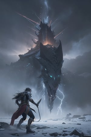 The Tempest is a mythological creature with the power to control the weather in Aetheria. Its goal is to unleash devastating storms and blizzards upon the realm,  destroying everything in its path. However,  its conflict arises when it encounters Lyra a young warrior who possesses a weapon capable of harming it.