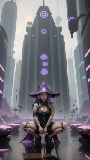 wanderer, best quality, masterpiece, (detailed:1.2), 1girl, mona, squatting, cutesie, witch hat, science fiction, cyberpunk, purple hair, chromatic aberration, outdoors, city, crowd, faceless crowd","wallpaper, 1boy, solo, male focus, tattoo, monochrome, cyberpunk, (chromatic aberration), detailed background, mechanical parts, cable, indoors,pixel art,yunjindef