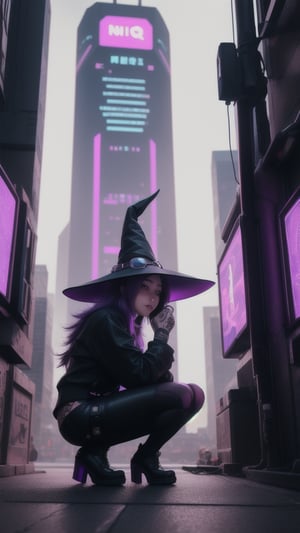 best quality, masterpiece, (detailed:1.2), 1girl, mona, squatting, cutesie, witch hat, science fiction, cyberpunk, purple hair, chromatic aberration, outdoors, city, crowd, faceless crowd","wallpaper, 1boy, solo, male focus, tattoo, monochrome, cyberpunk, (chromatic aberration), detailed background, mechanical parts, cable, indoors,pixel art
