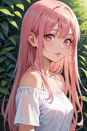 score_9, score_8_up, score_7_up, score_6_up, score_5_up, score_4_up, line-art,manga, detailed illustration, digital_drawing, background, female, slender woman, digital, digital illustration, lines, animation_art, 1girl, long hair, lips, pink hair, pink eyes, 