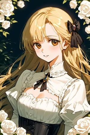 score_9_up, score_9, score_8_up, score_8, score_7, score_7_up, score_6_up, score_5_up, score_4_up, female, illustration, high contrast, low saturation, beautiful, cinematic, victorian, foalcon, dress, long hair, blonde hair, pale skin, brown eyes. bratty, hourglass figure, BREAK,source_anime