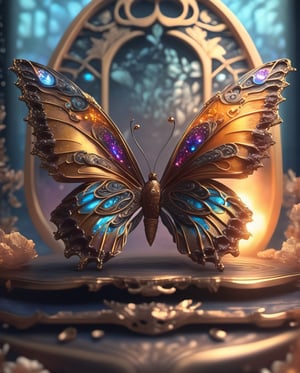 (best quality,4k,8k,highres,masterpiece:1.2),ultra-detailed,(realistic,photorealistic,photo-realistic:1.37), (best quality,4k,8k,highres,masterpiece:1.2),ultra-detailed,realistic, butterfly,
ancient and arcane artifacts,whimsical spellcasting,powers of transformation and illusion,
magic-filled world with unique individuals,beautifully vibrant colors,enchanting lighting,impressive variety of magical effects,strong use of special materials,imaginative illustrations,
