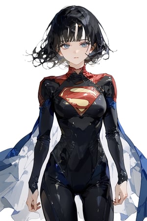 SCORE_9, SCORE_8_UP, SCORE_7_UP, SCORE_6_UP,

MASTERPIECE, BEST QUALITY, HIGH QUALITY, 
HIGHRES, ABSURDRES, PERFECT COMPOSITION,
INTRICATE DETAILS, ULTRA-DETAILED,
PERFECT FACE, PERFECT EYES,
NEWEST, AESTHETIC,

1girl, standing, skin_tight, SuperGirl, (black hair:1.4), simple_background, white_background, medium_breasts, 
(black clothing:1.4), bodysuit