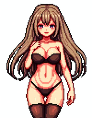 girl sexy,Pixel art,Pixel world