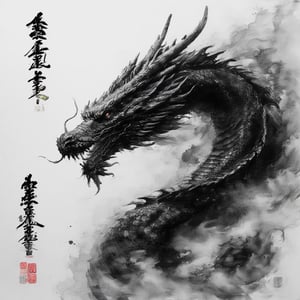 Dragon, Gold, Strength, World Peace, Amaterasu Omikami,chinese dragon, japanese kanji