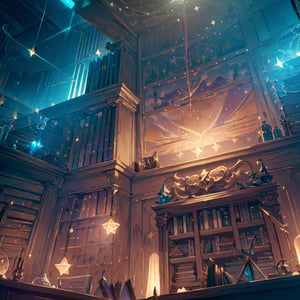 Frontal side, finely detail, Depth of field, (((masterpiece))), ((extremely detailed CG unity 8k wallpaper)), intricate detail, (best illumination, best shadow), (((magic around))), ((infinite bibliothecary)), (((night firmament with stars in the sky))),
