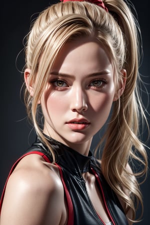 best quality,high resolution, ultra high res, extreme detailed, detailed face, RAW photo,realistic, photo-realistic
1girl,ponytail,blonde_hair/red_eyes, blush, gym, realhands,play basketball,