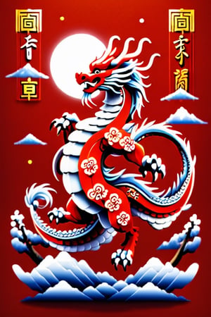 8bit Pixel, 256 color, red backround,Ukiyo-e 
art,taiwan, chinesens dragon,happiness,text((Lunar New Year))
龍馬精神,DonM3l3m3nt4lXL