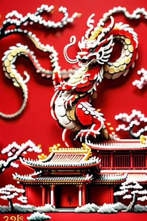 8bit Pixel, 256 color, red backround,Ukiyo-e 
art,taiwan, chinesens dragon,happiness,text((Lunar New Year))
2024年龍年健康,DonM3l3m3nt4lXL