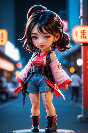 (masterpiece, best quality:1.4), (beautiful, aesthetic, cute, adorable:1.2), (depth of field:1.2), sexy, perfect female form, expressive eyes, long hair, Asian teenage delinquent with a kendo stick, dark night, neon lights, bokeh, vibrant colors, heavy make-up, bloody red lipstick, fiery red hair, pink yukata, extensive red and black tattoos, silver jewellery, cleavage,, best quality taiwan's women, cute, kawaii, ,   bokeh, night, full_body ,Standing on a busy street in Taiwan, a young and lovely Asian woman, about 18-20 years old. She wore her long, highlighted hair and looked sexy and beautiful in a tight low-cut  and ripped denim shorts. Behind her, there are colorful shop and restaurant signs. She smiled confidently. She is a successful and independent woman who enjoys Taiwan's vibrant and diverse culture, with real hands,girl,CUTE,Cyberpunk,k4k3k,b3rli,IncrsNikkeProfile,nipples,Young beauty spirit ,coverc, sidenips,Best face ever in the world,taiwan,little_cute_girl,Nice legs and hot body,isometric,makima(chainsaw man),LinkGirl,kwon-nara,chibi