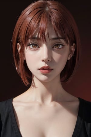 a 20 yo woman,long hair,dark theme, soothing tones, muted colors, high contrast, (natural skin texture, hyperrealism, soft light, sharp),red background,simple background, sad_face , red eyes
,zbxr,makima\(chainsaw man\) , redeyes, redeyes, red_hair, full_body,urban techwear,High detailed ,EpicSky , lip_bite, short-hair, shorthair , lip_biting , aheago, ahe_gao, ahegao_face, eye_rolling , tongue, sticking_out_tongue, sticking_tongue_out,
,makima (chainsaw man)
