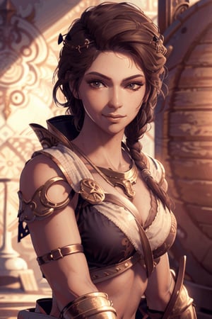 Kassandra, close up, smirk,