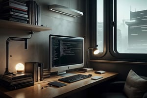 Sci-Fi Ambiance for Sleep,  Study, setup coding, 
 Relaxation, lonely, futuristic