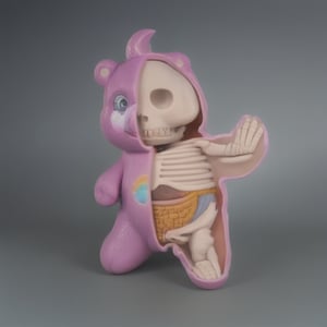 Skeleton Toy, (delightful anatomy), (gloomy illumination, insane, stunning, dramatic, completed artwork, HQ), (Apterus anatomy, Dan mumford style), twisted and bent floral patterns, hieroglyph, glitch art, neon, floral patterns, hieroglyph, glitch art, face symmetry, masterpiece, award - winning, sharp focus, intricate concept art, ambient lighting, artstation, pixiv, (astronaut), cosmic, galaxy, moon, UHD, HDR, 16k Model: jim EIDOMODE version10,pencil sketch,detailmaster2,Lofi style,,<lora:659095807385103906:1.0>