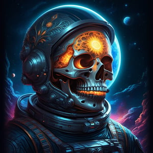 (delightful anatomy), (gloomy illumination, insane, stunning, dramatic, completed artwork, HQ), (Apterus anatomy, Dan mumford style), twisted and bent floral patterns, hieroglyph, glitch art, neon, floral patterns, hieroglyph, glitch art, face symmetry, masterpiece, award - winning, sharp focus, intricate concept art, ambient lighting, artstation, pixiv, (astronaut), cosmic, galaxy, moon, UHD, HDR, 16k Model: jim EIDOMODE version10,pencil sketch,detailmaster2