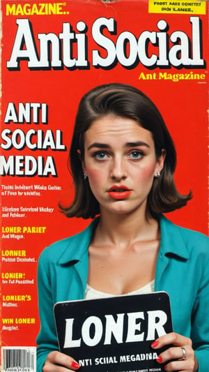 vintage magazine, "anti social media" "loner"