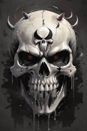 The Punisher, Skull, Punisher skull, Demon skull